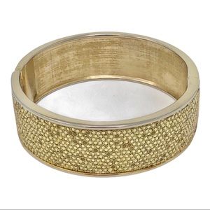 Gold Tone Magnetic Clip Bracelet